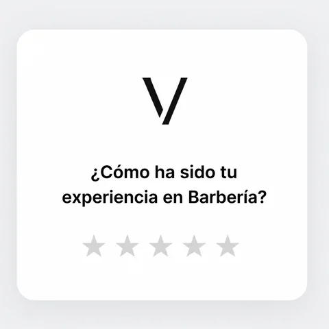 Pantalla del embudo de Perklaro en un móvil: ¿Cómo ha sido tu experiencia? con cinco estrellas